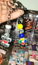 Load image into Gallery viewer, Custom Focal Pen and Keychain-I Heart Jesus
