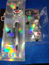 Load image into Gallery viewer, Custom Focal Pen and Keychain-I Heart Jesus
