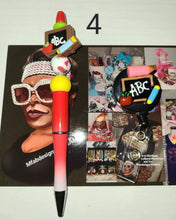 Load image into Gallery viewer, Custom Back to School Focal Pens &amp; Badgereels &amp; Keychains
