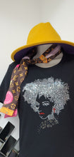 Load image into Gallery viewer, Kinky Afro Lady Signature Fitted Tee
