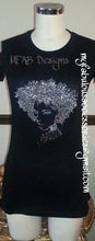 Load image into Gallery viewer, Kinky Afro Lady Signature Fitted Tee
