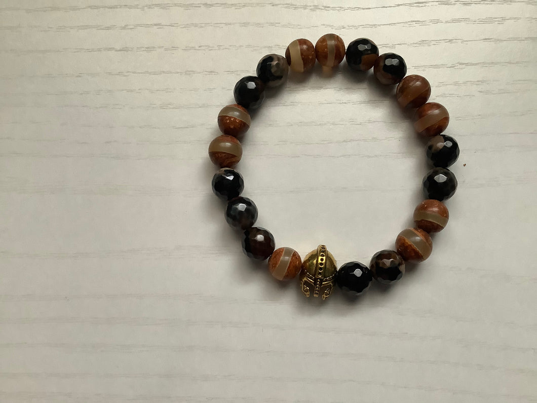 Gentleman Gem-Wood/Tiger Warrior Bracelet