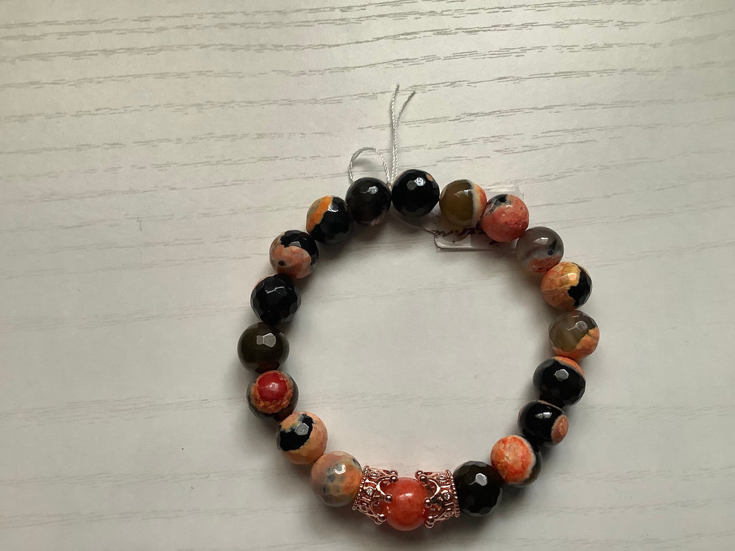 Gentleman Gems Tangerine Color Pop Bracelet